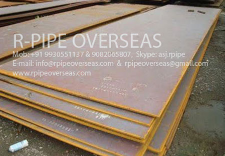 Original Photograph Of 12-14% Manganese Steel Plates At Our Warehouse Mumbai, India