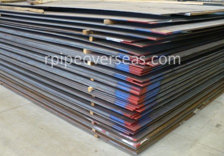 Original Photograph Of Abrasion Resistant Abrex 500 Steel Plates At Our Warehouse Mumbai, India