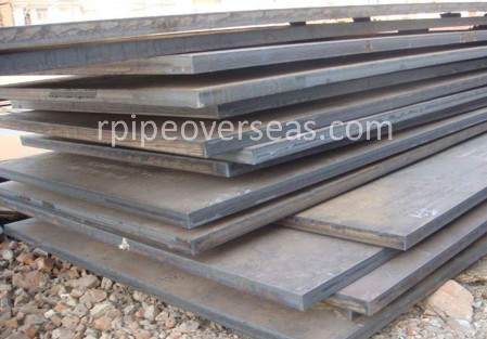 Original Photograph Of Abrasion Resistant Abrex 550 Steel Plates At Our Warehouse Mumbai, India