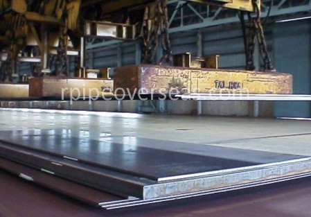Original Photograph Of Corten Steel A588 Grade At Our Warehouse Mumbai, India