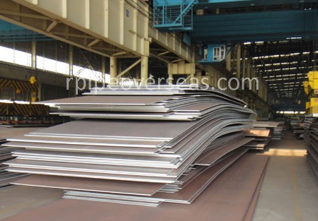 Original Photograph Of Corten Steel Plates At Our Warehouse Mumbai, India