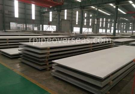Original Photograph Of Stainless Steel 321 Plate At Our Warehouse Mumbai, India