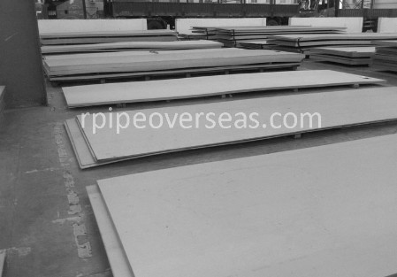 Original Photograph Of Super Duplex Steel UNS S32760 Plate At Our Warehouse Mumbai, India