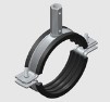 Steel Rubber Lined Insulated Pipe Clamp